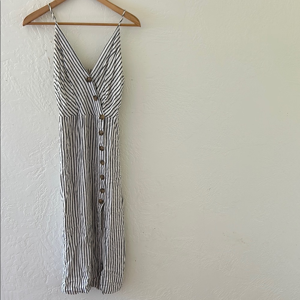 Urban Outfitters Black and White Spaghetti Strap Sundress